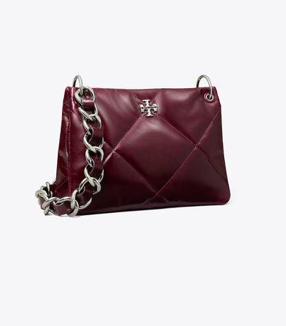 Small Kira Diamond Quilt Distressed Shoulder Bag
