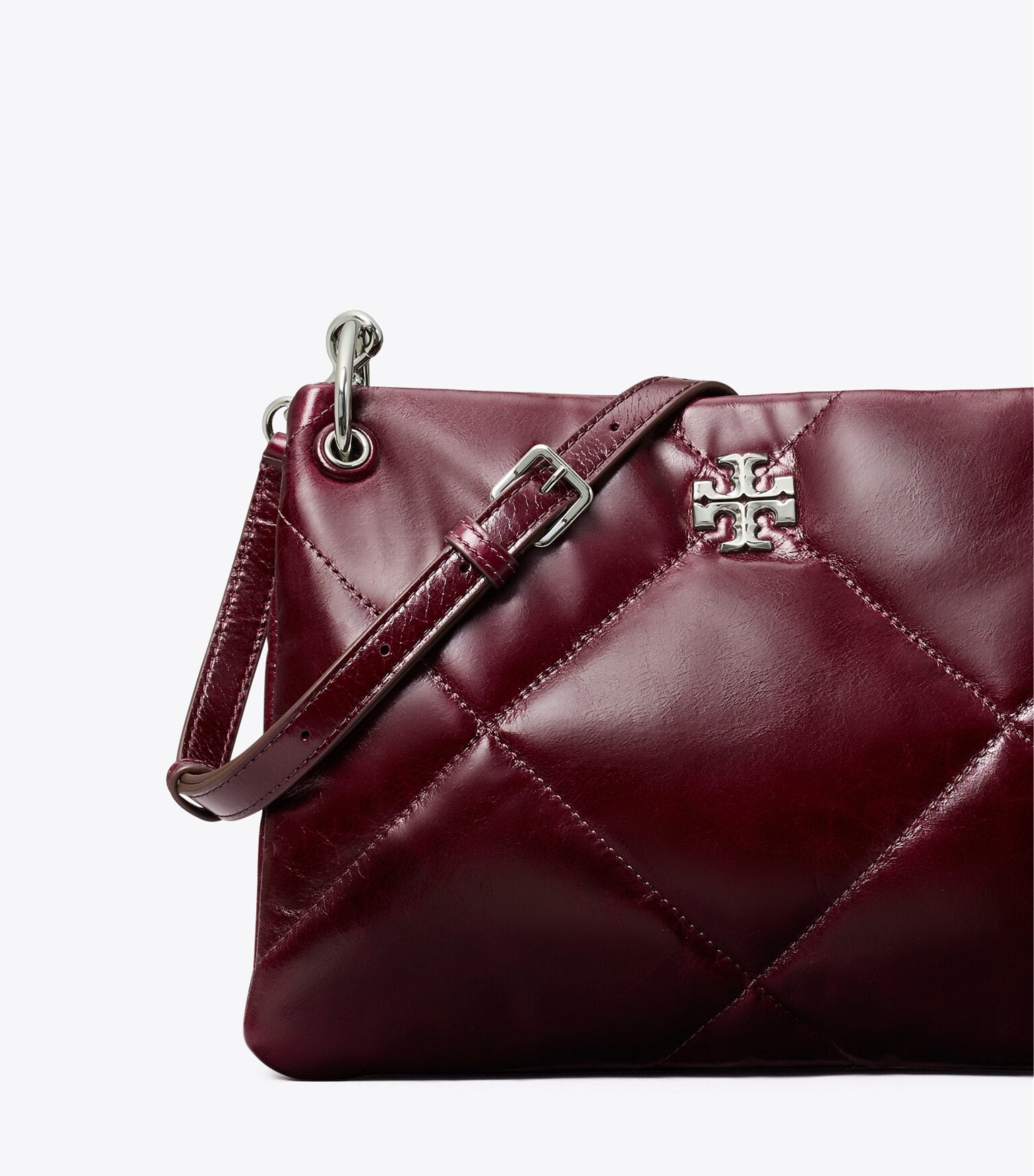 Small Kira Diamond Quilt Distressed Shoulder Bag