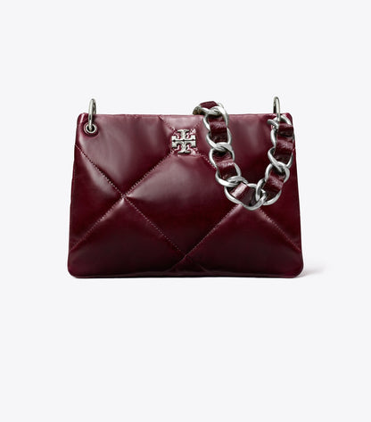 Small Kira Diamond Quilt Distressed Shoulder Bag