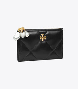 Kira Diamond Quilt Charm Zip Card Case