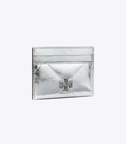 Kira Diamond Quilt Metallic Card Case