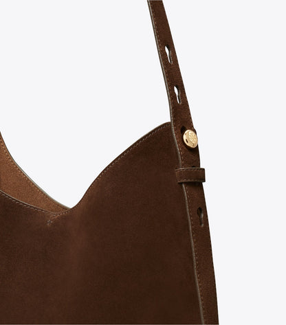 Suede Hobo Bag
