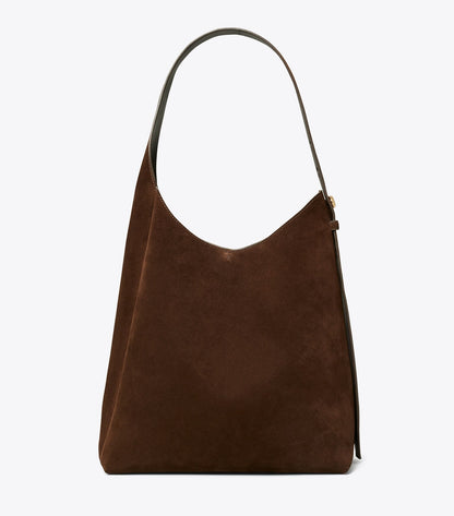 Suede Hobo Bag