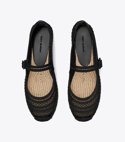 Open Weave Mary Jane Espadrille