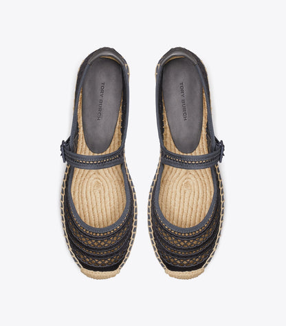 Open Weave Mary Jane Espadrille