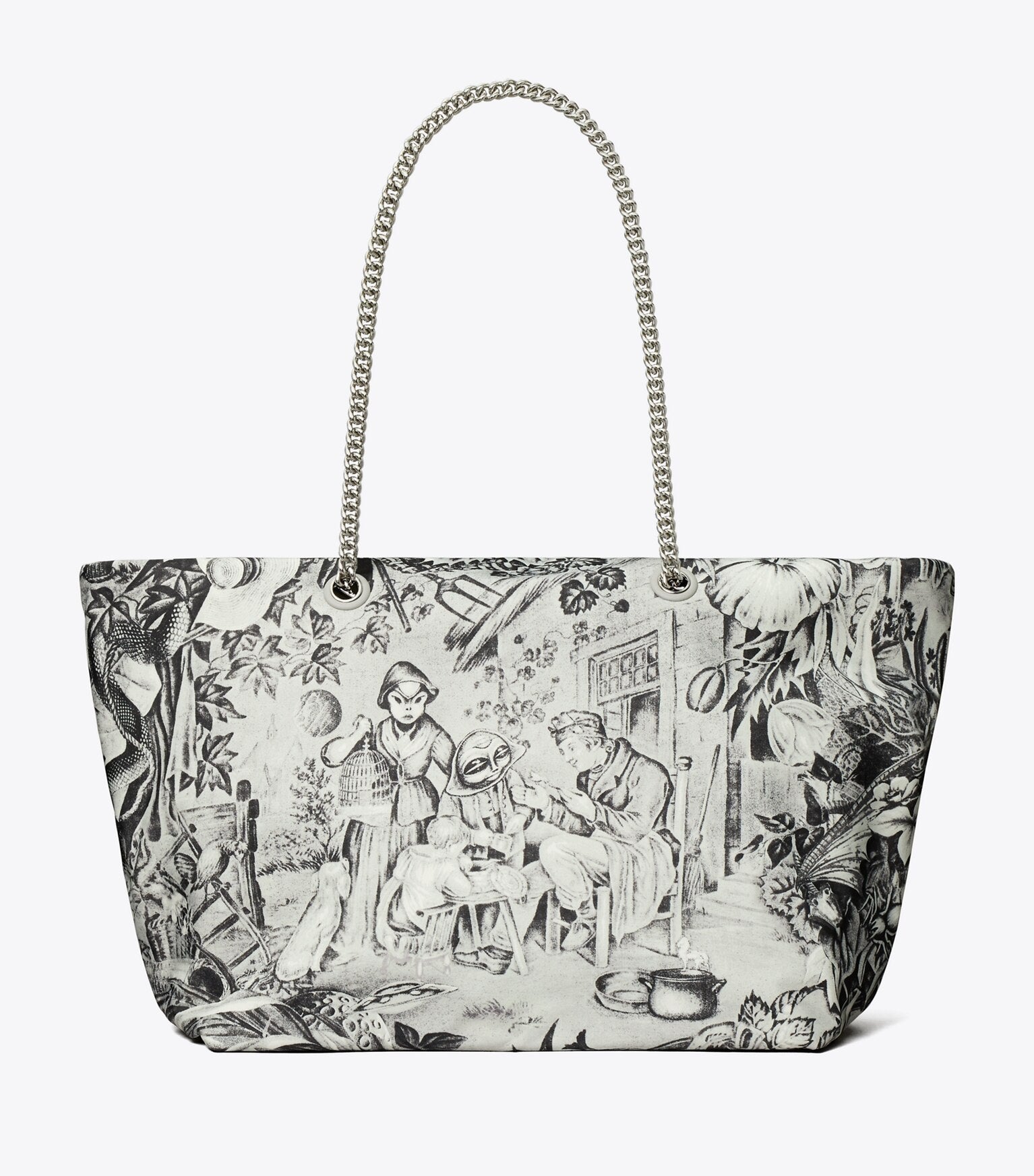 Ella Printed Chain Tote