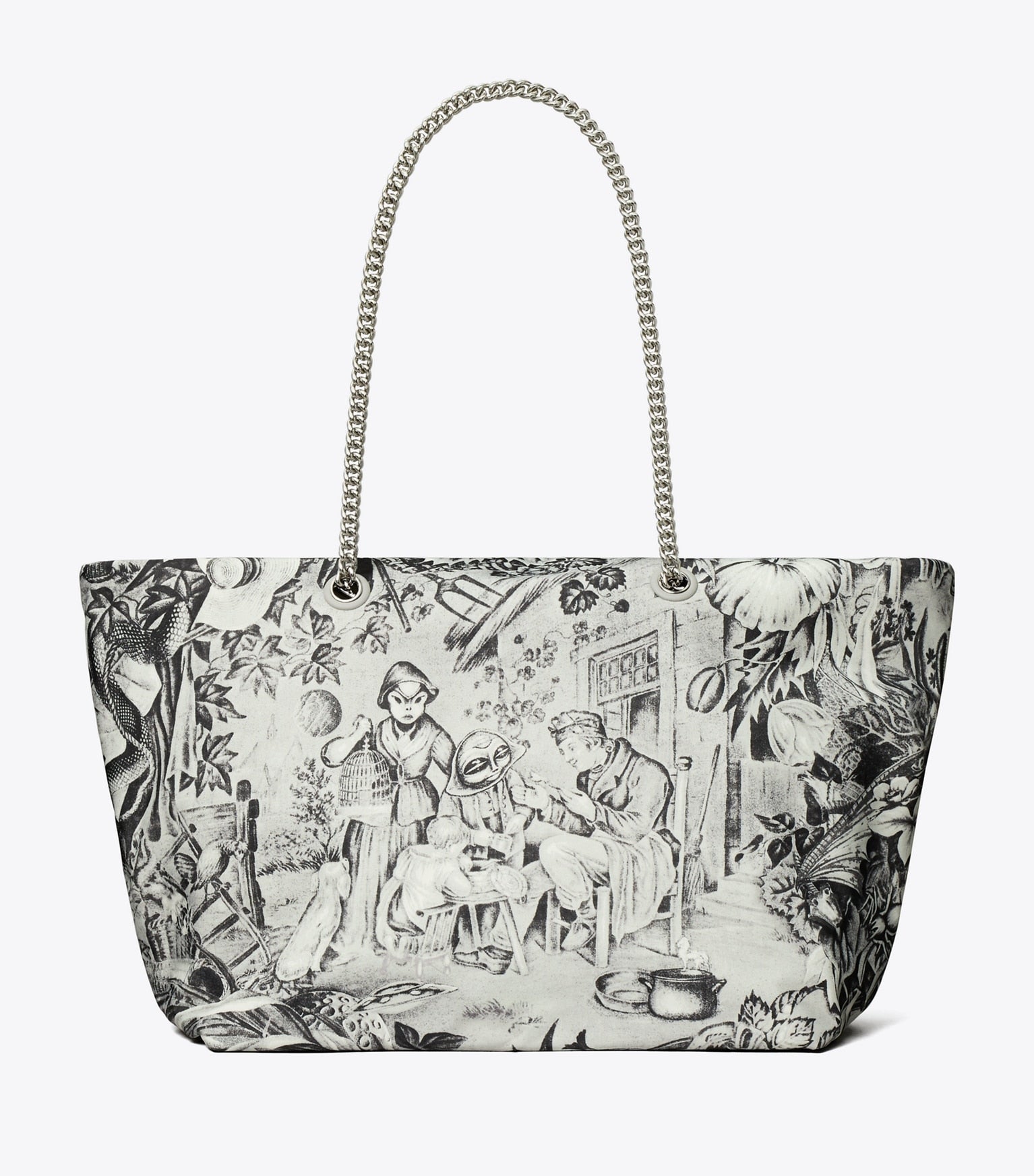 Ella Printed Chain Tote