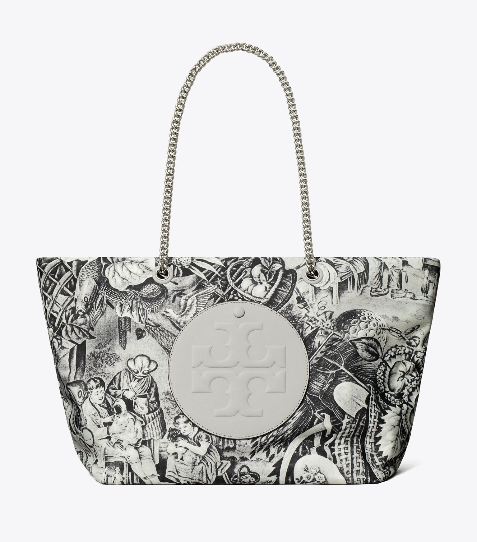 Ella Printed Chain Tote