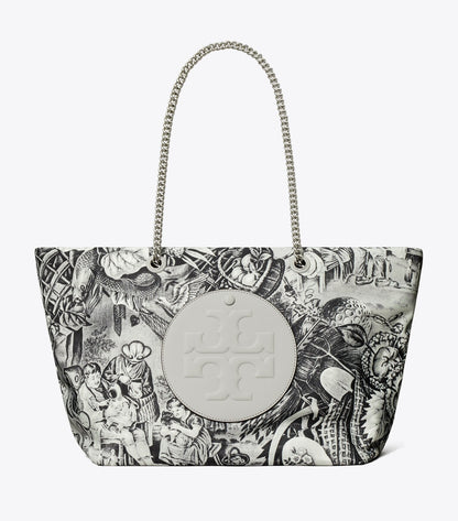 Ella Printed Chain Tote
