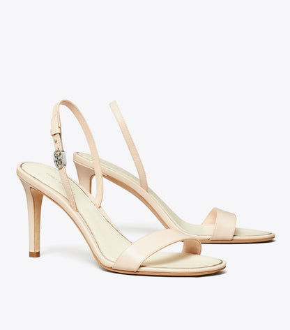 Double T Buckle Heel Sandal