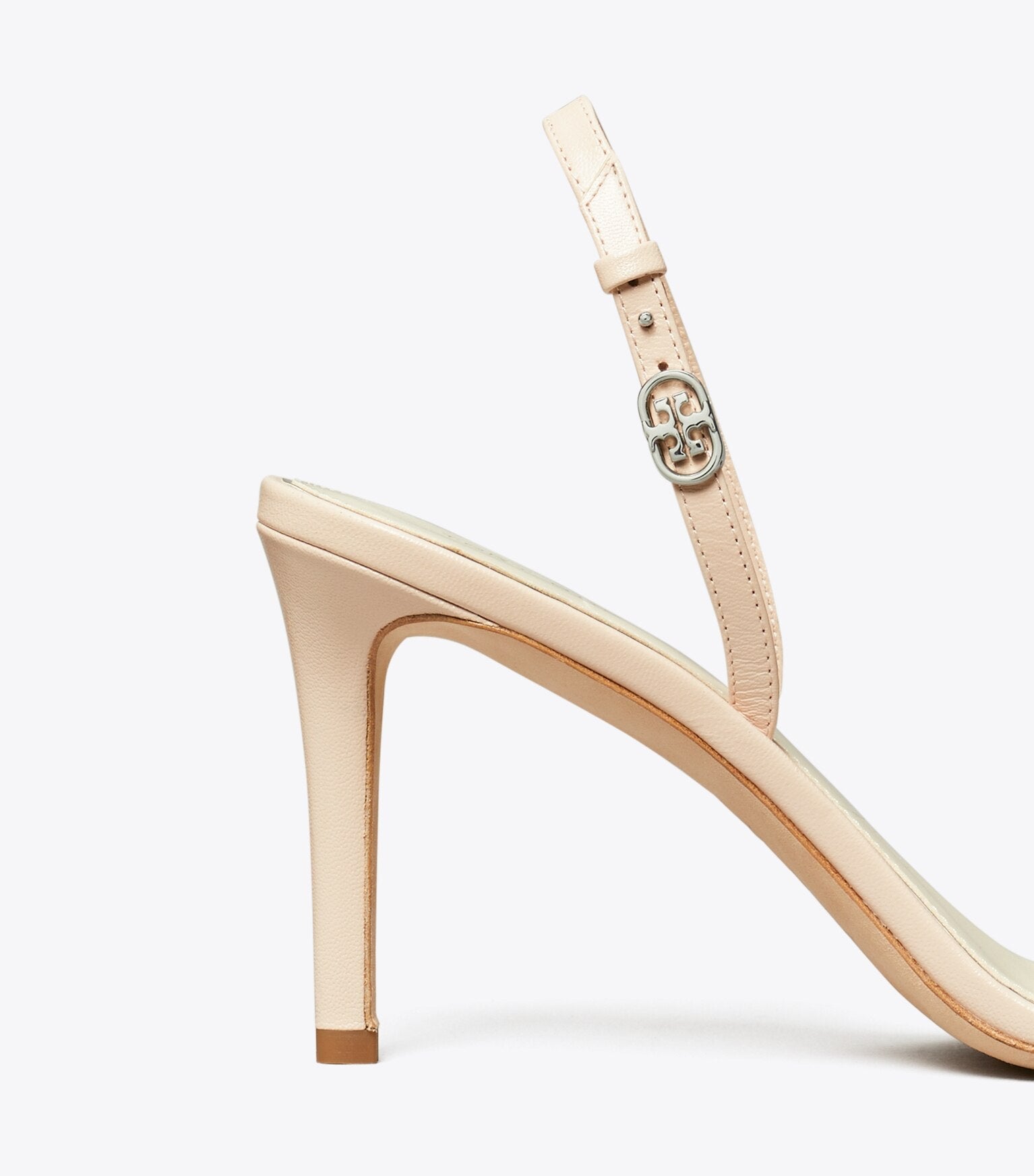 Double T Buckle Heel Sandal