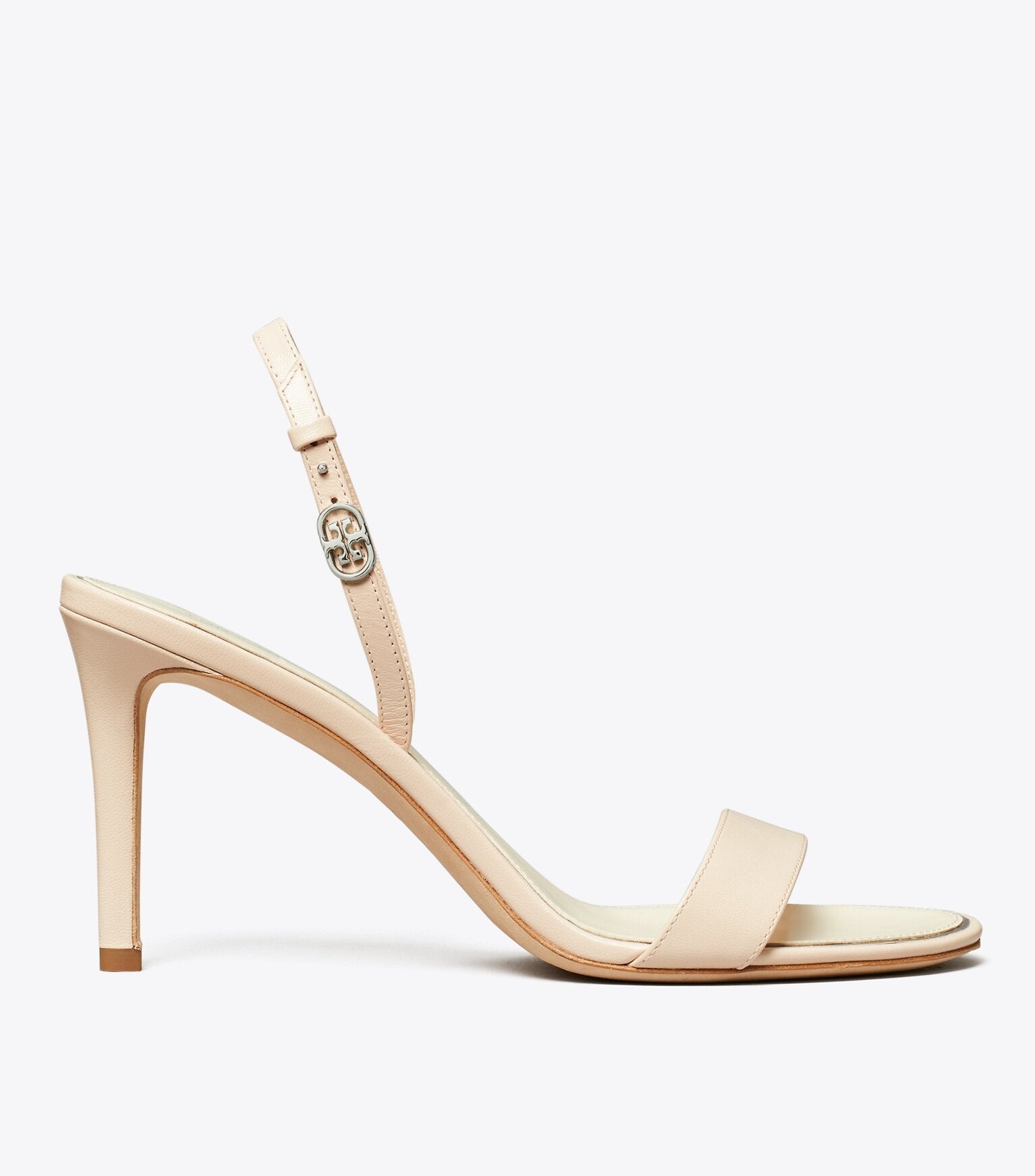 Double T Buckle Heel Sandal