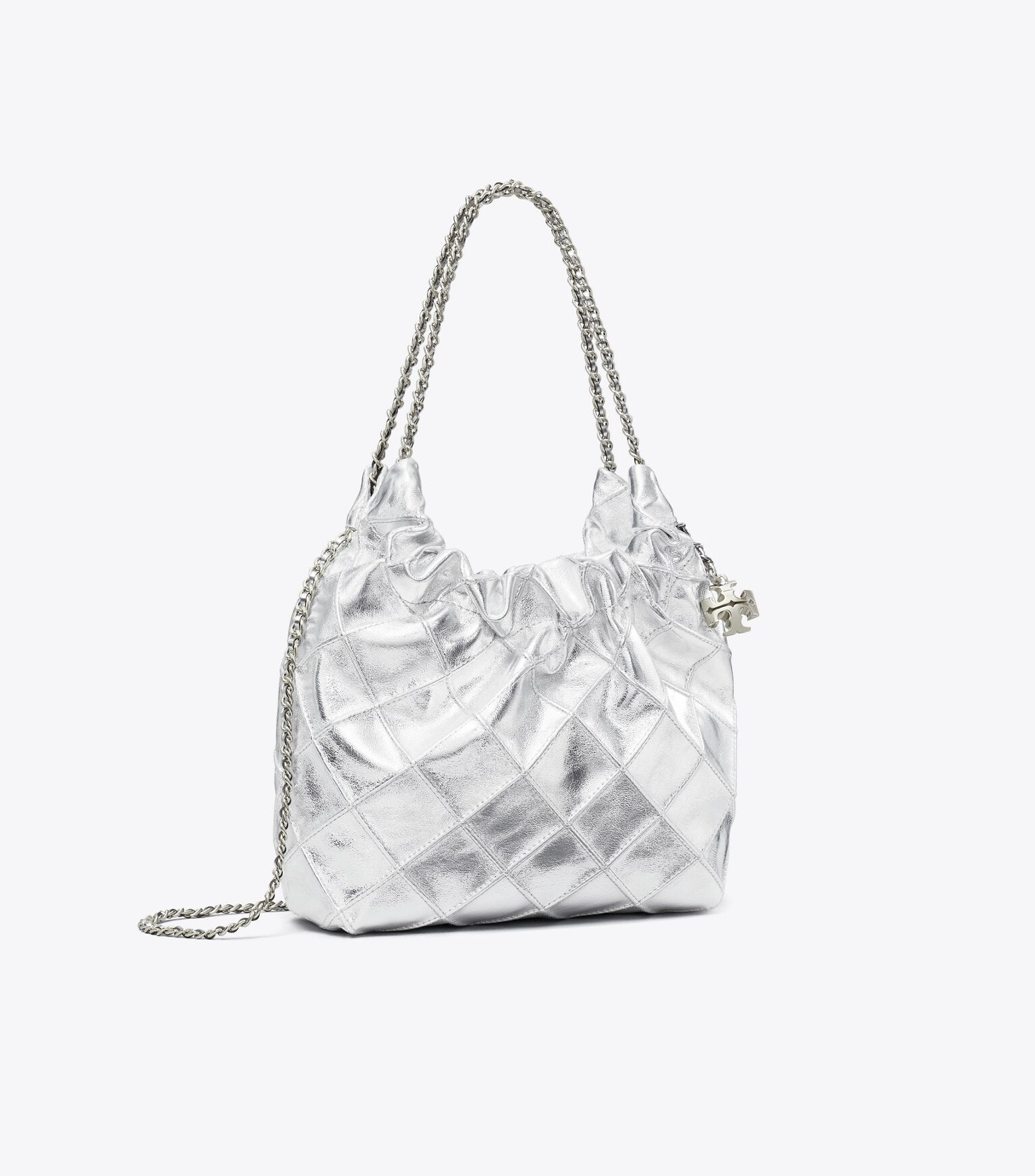Mini Fleming Metallic Hobo Bag