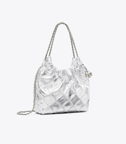Mini Fleming Metallic Hobo Bag