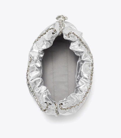 Mini Fleming Metallic Hobo Bag