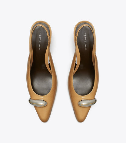 Pierced Slingback Heel