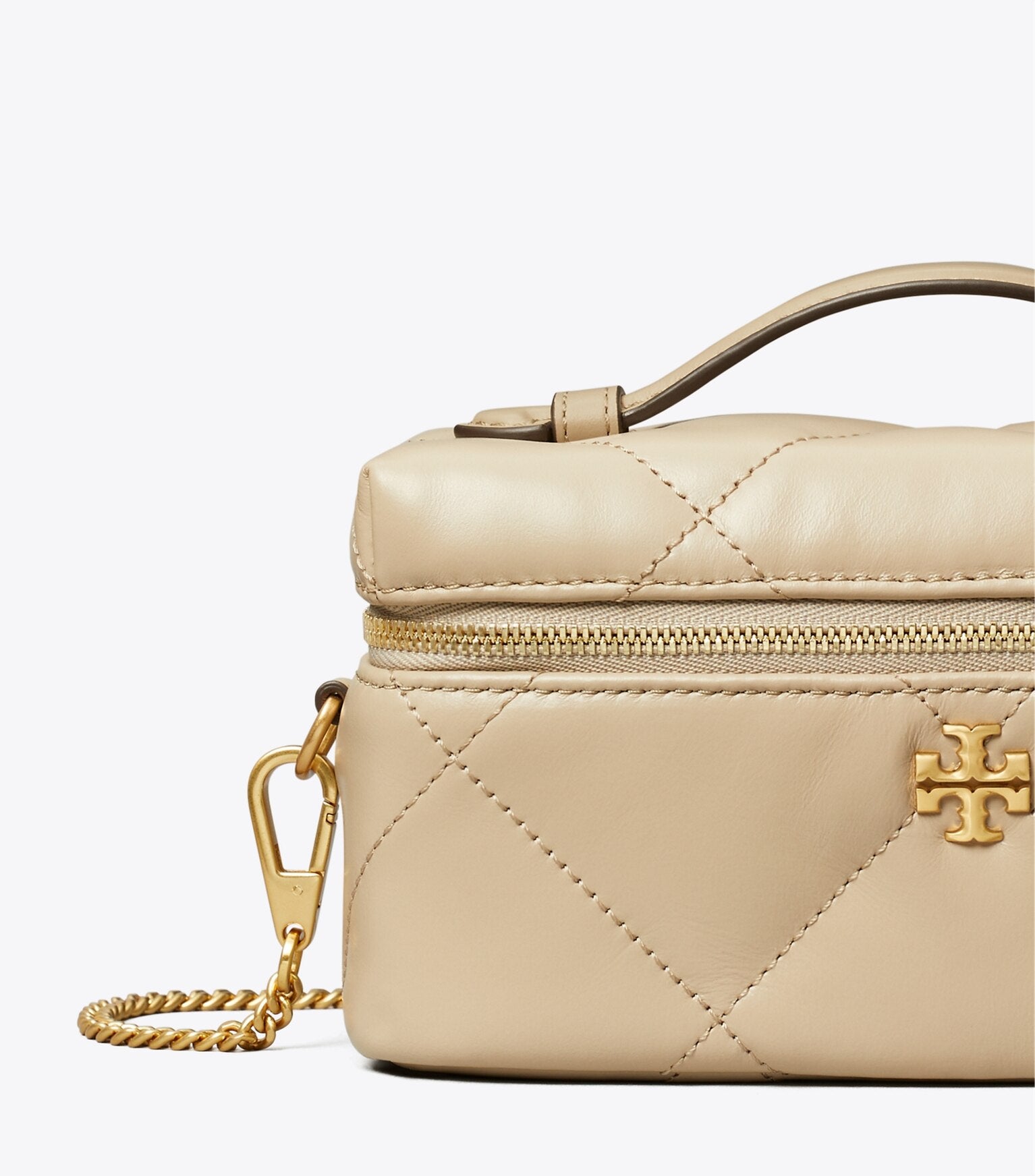 Kira Diamond Quilt East-West Vanity Case