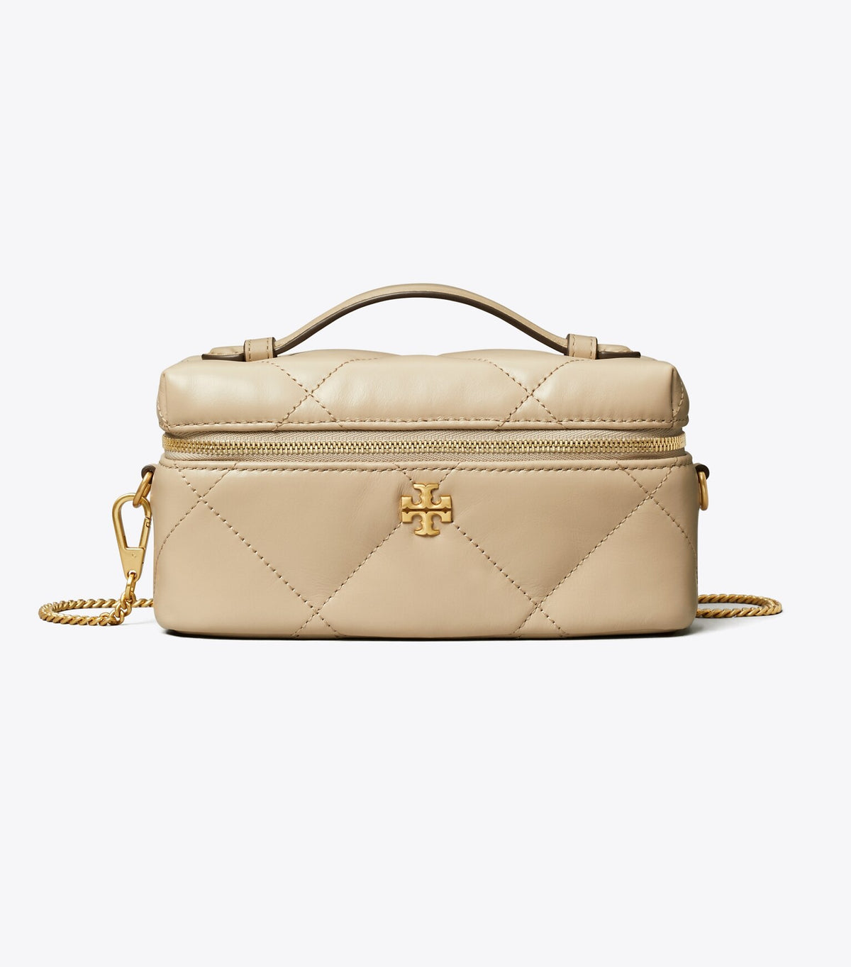 Kira Diamond Quilt East-West Vanity Case