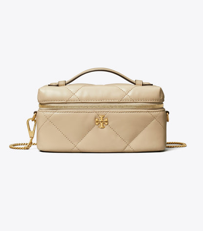 Kira Diamond Quilt East-West Vanity Case