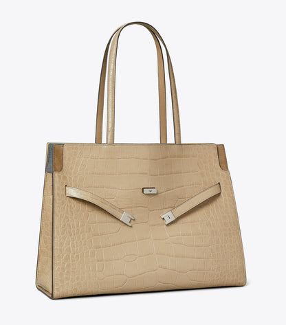 Lee Radziwill Embossed Tote