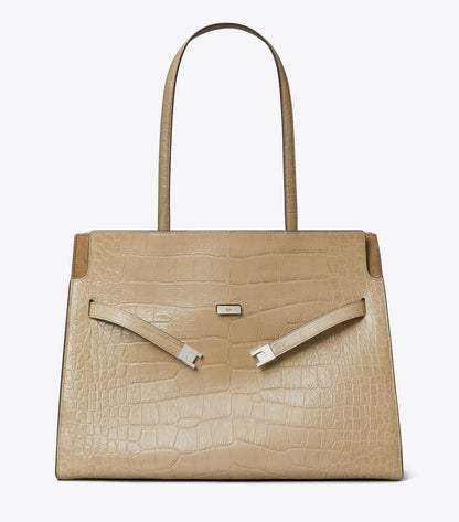 Lee Radziwill Embossed Tote