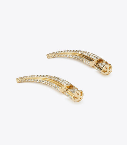 Pierced Front-Back Earrings