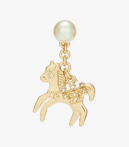 Curiosity Horse Charm Earrings