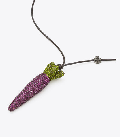 Curiosity Carrot Pendant