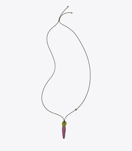 Curiosity Carrot Pendant