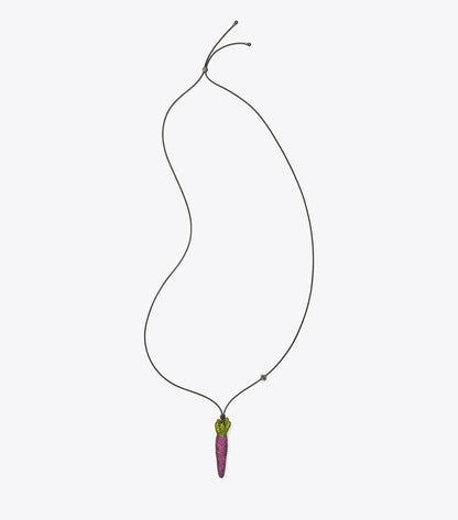 Curiosity Carrot Pendant