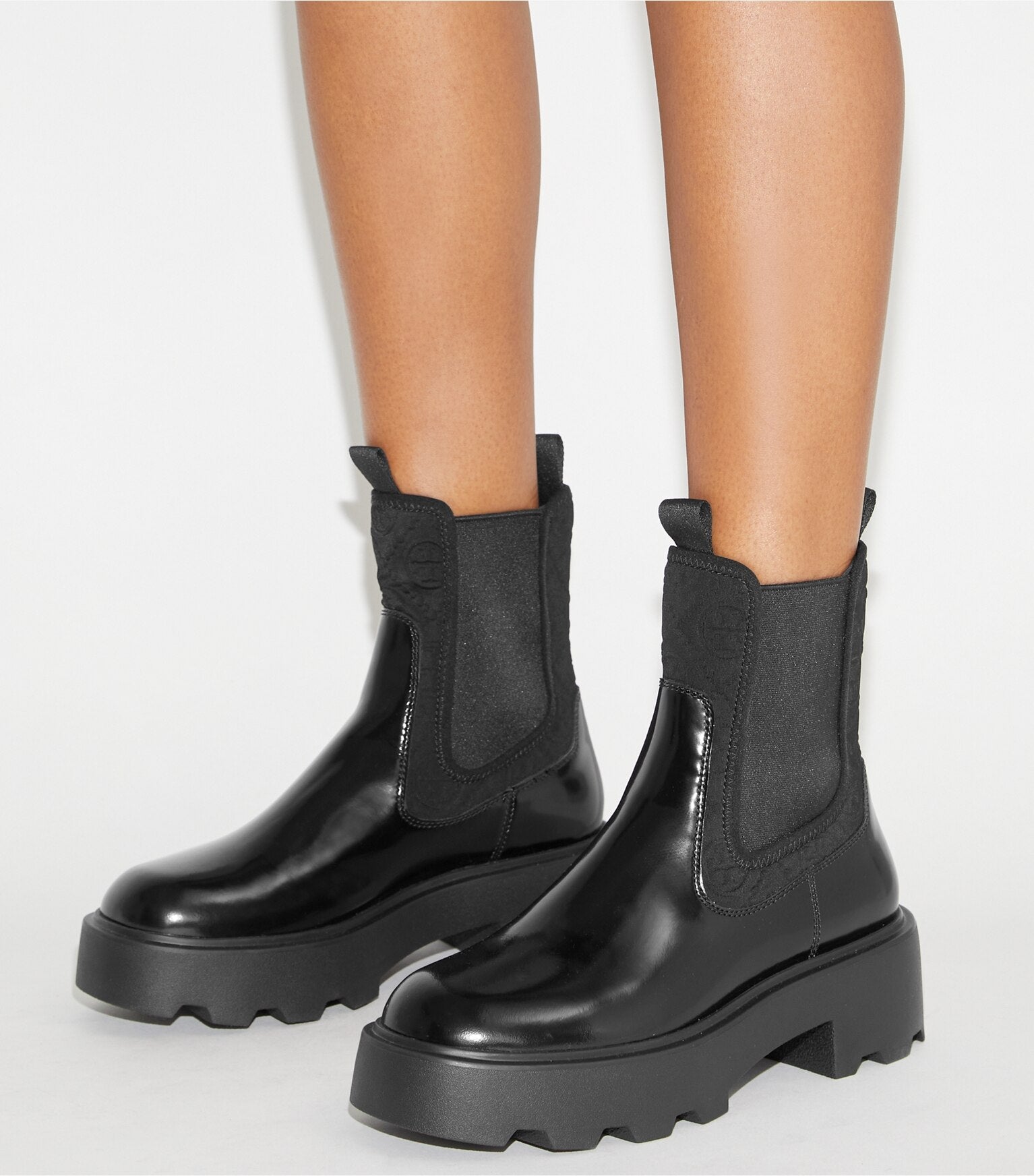 T Monogram Chelsea Lug Boot