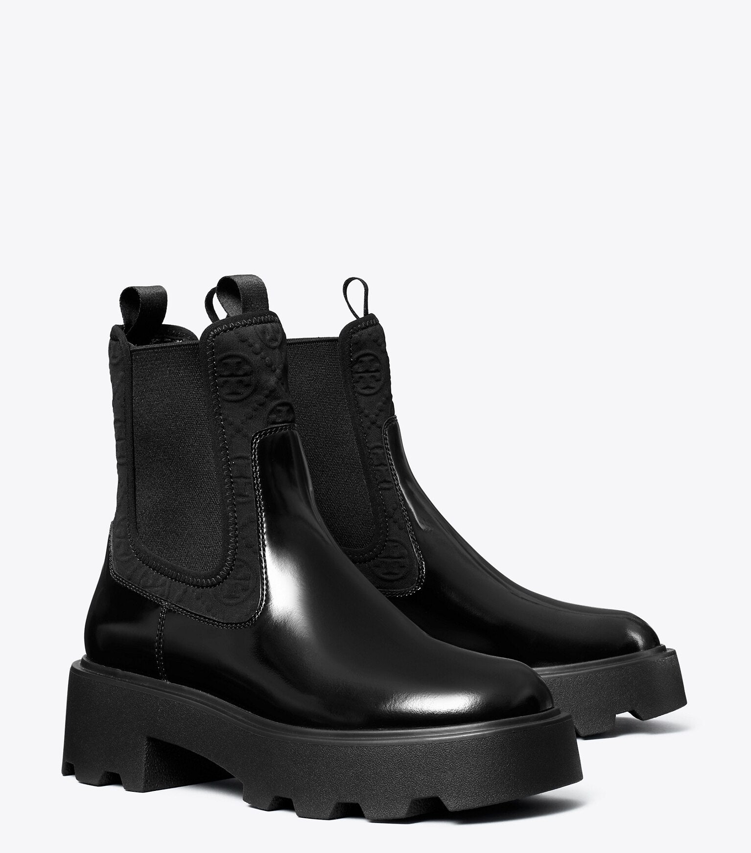 T Monogram Chelsea Lug Boot