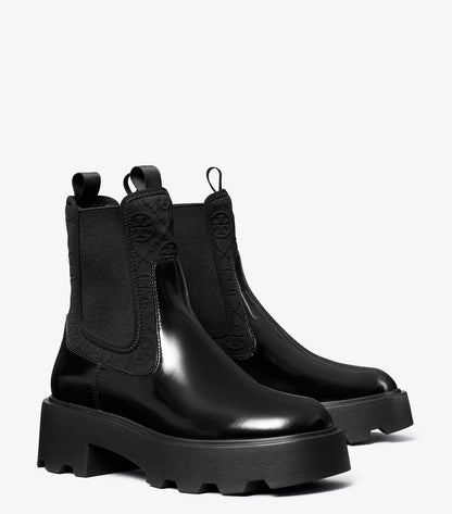 T Monogram Chelsea Lug Boot