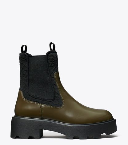 T Monogram Chelsea Lug Boot
