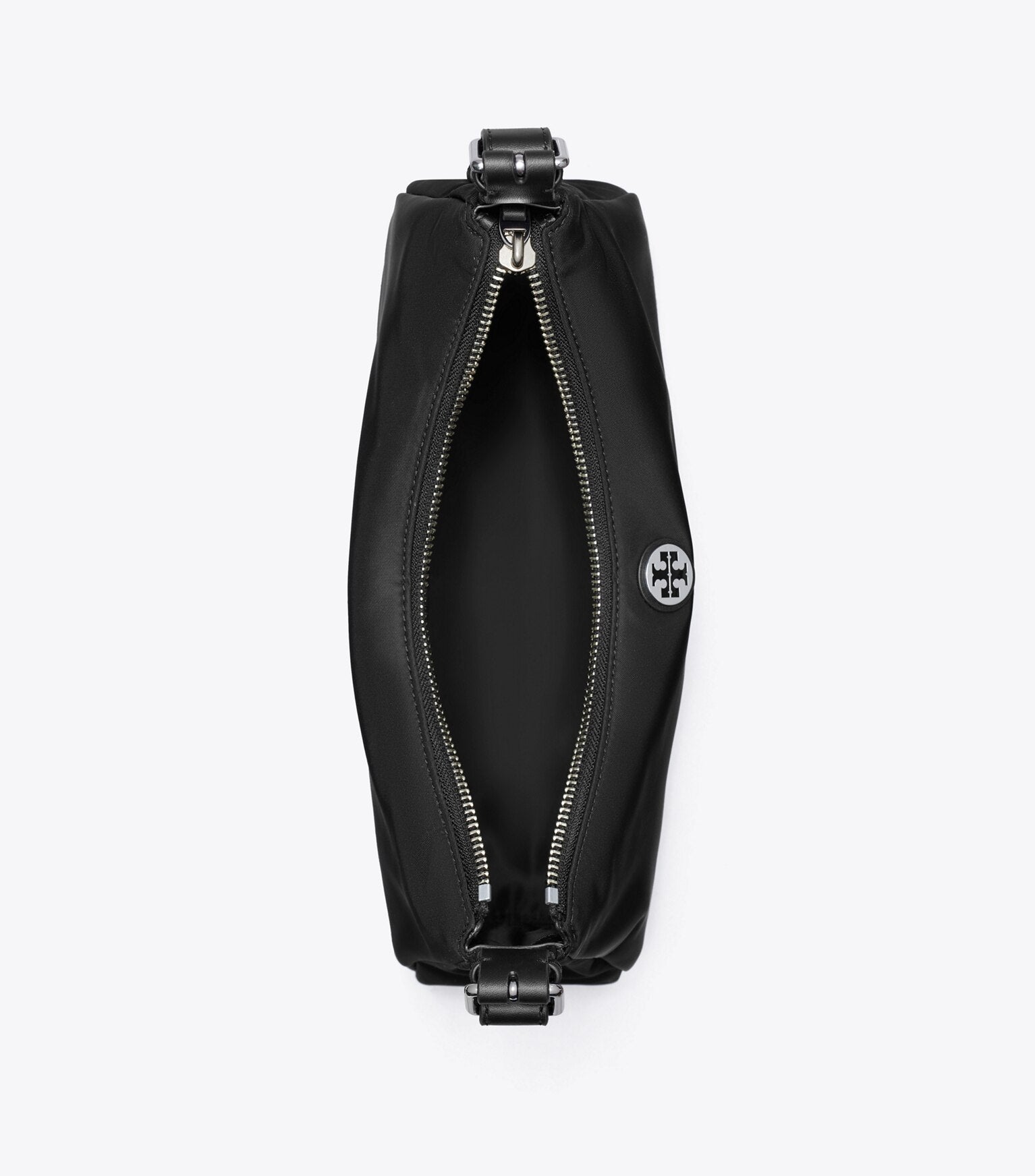 Small Nylon Zip-Top Shoulder Bag