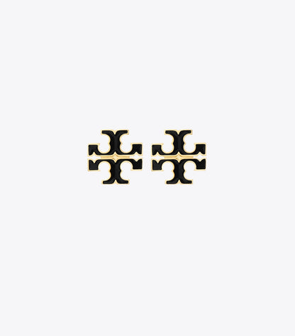 Small Icon Enamel Stud Earrings