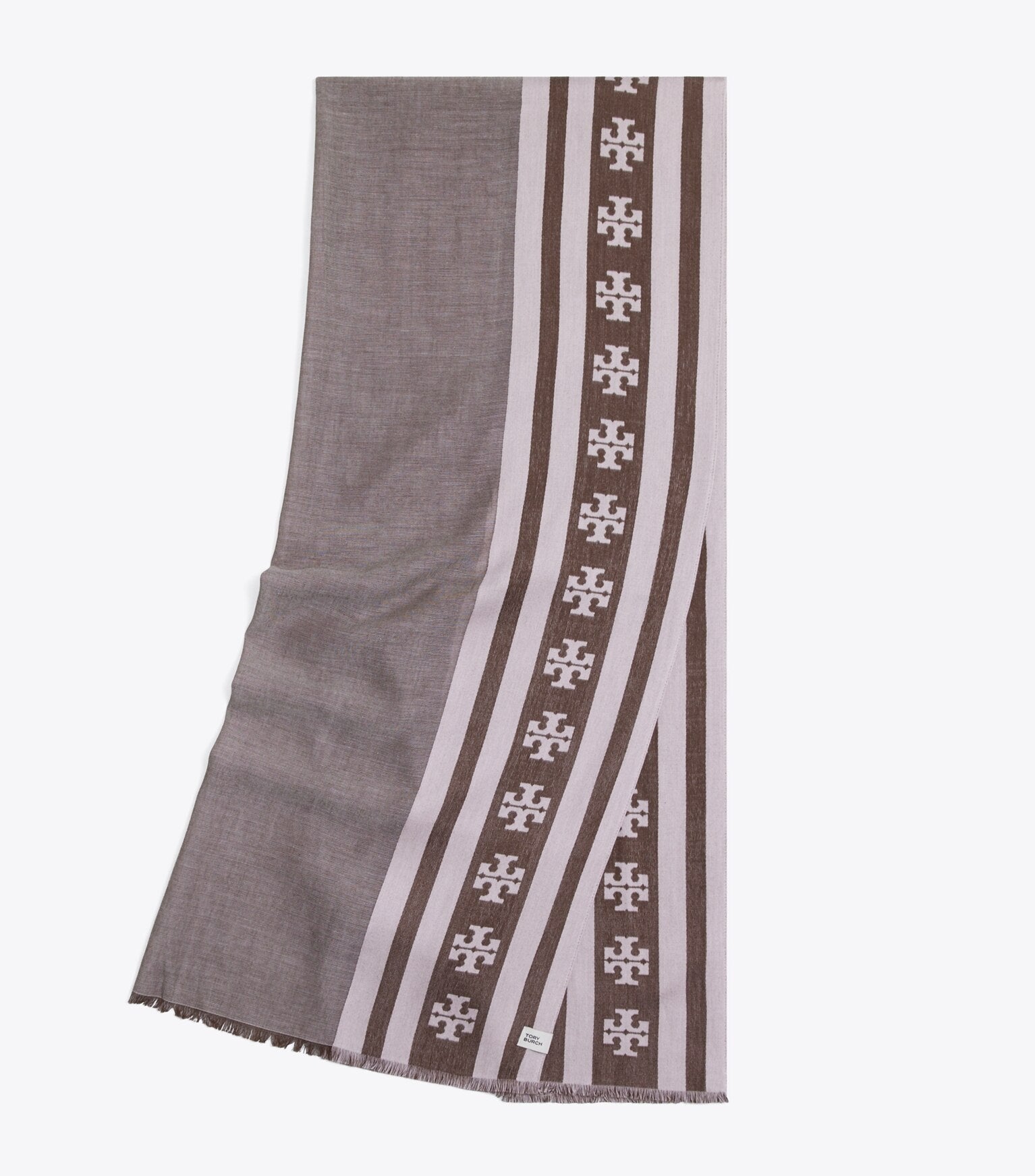 Logo Stripe Oblong Scarf