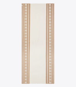 Logo Stripe Oblong Scarf