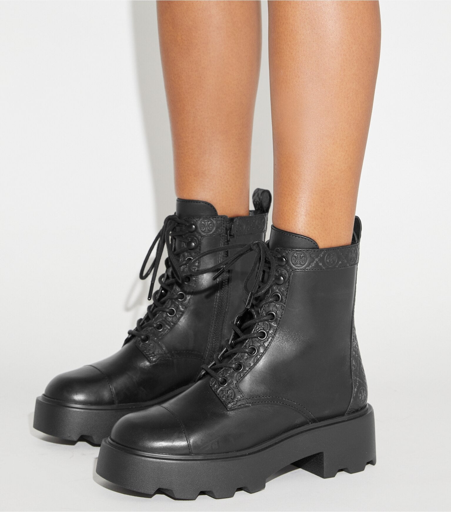 T Monogram Lug Boot