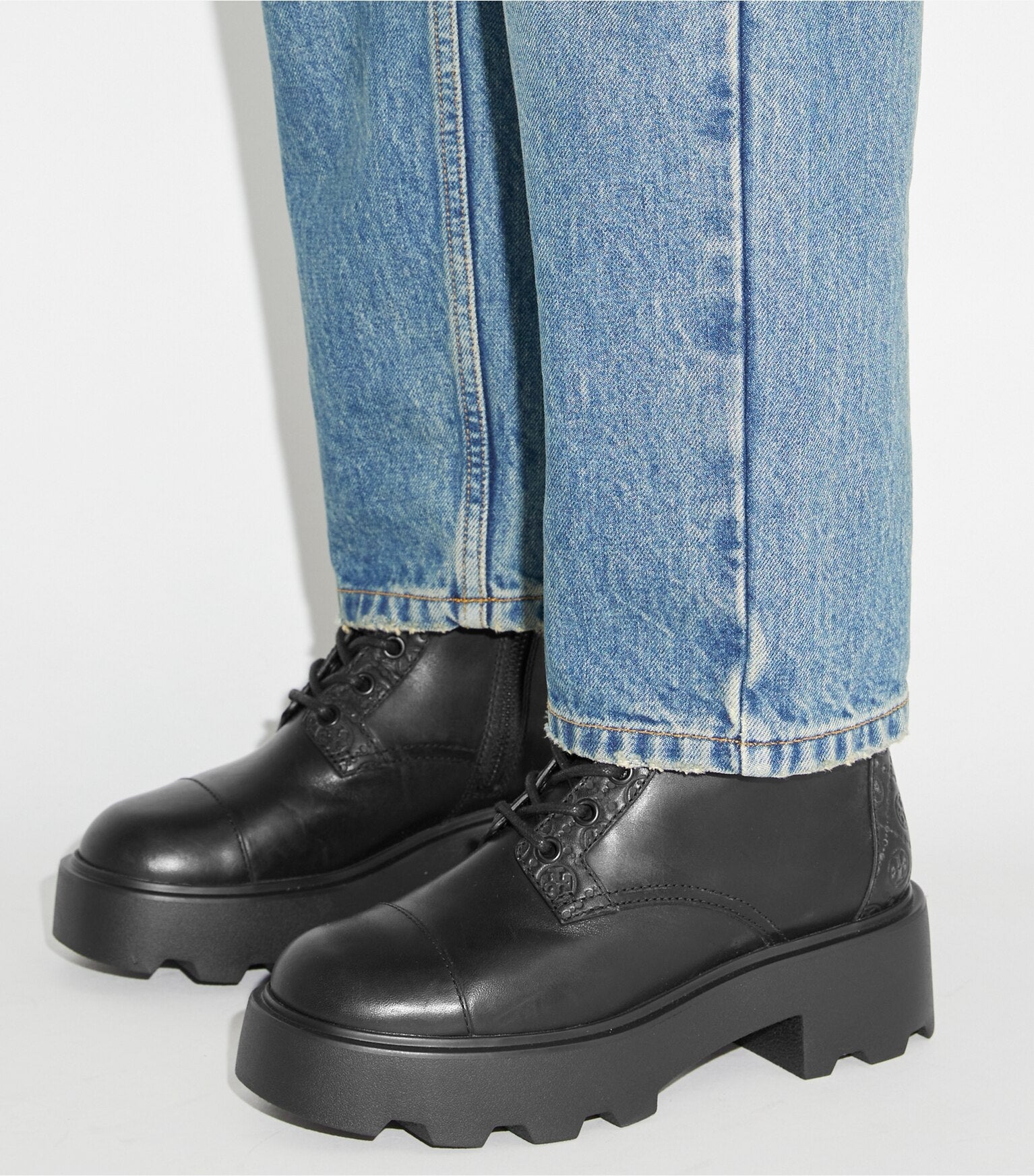 T Monogram Lug Boot