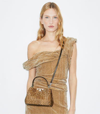 Mini Eleanor Calf Hair Satchel