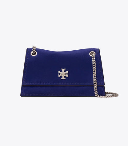 Mini Kira Turnlock Suede Shoulder Bag