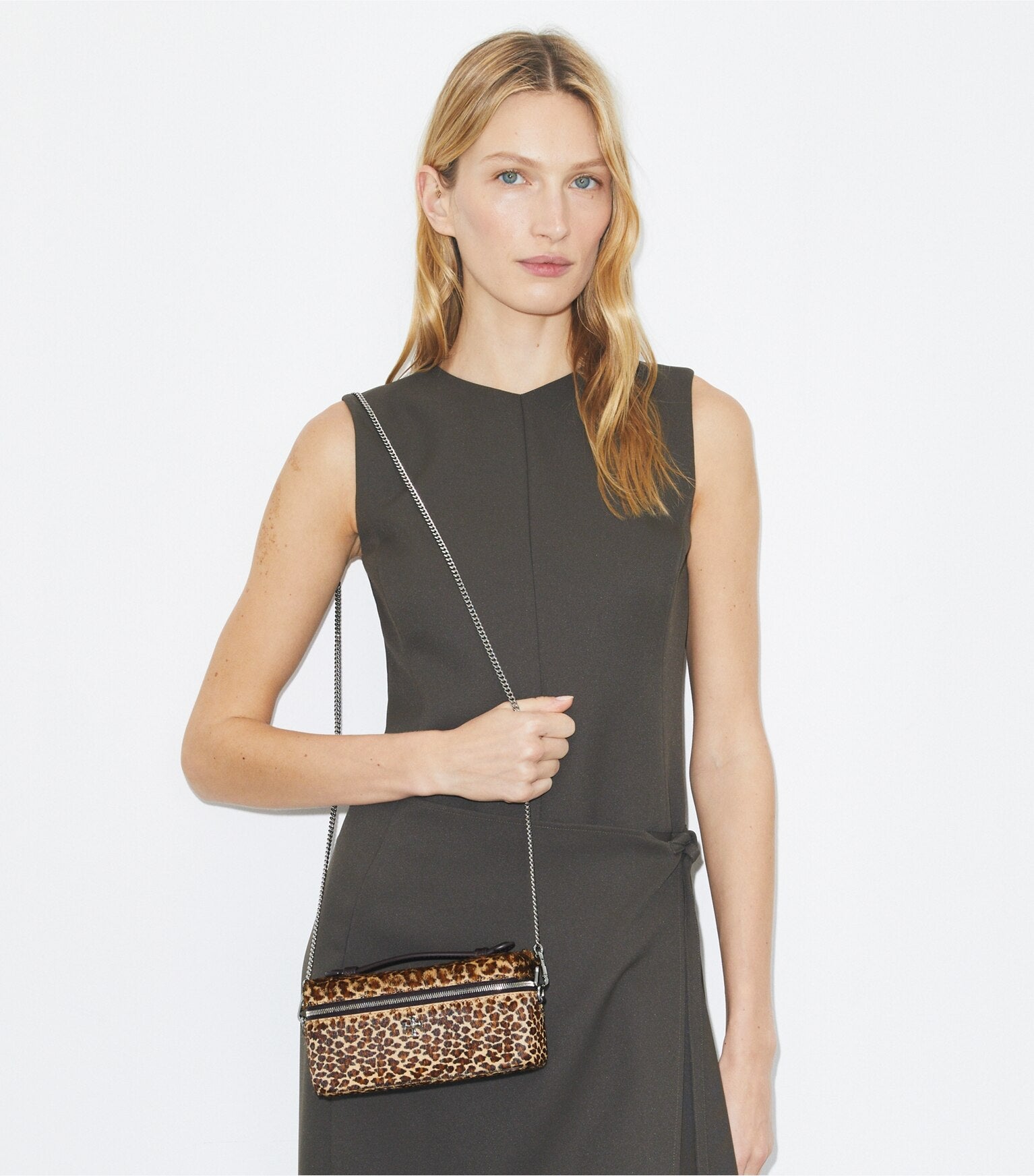 Kira Calf Hair Vanity Case
