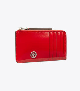 Robinson Spazzolato Zip Card Case
