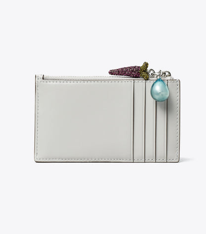 Kira Diamond Quilt Charm Zip Card Case