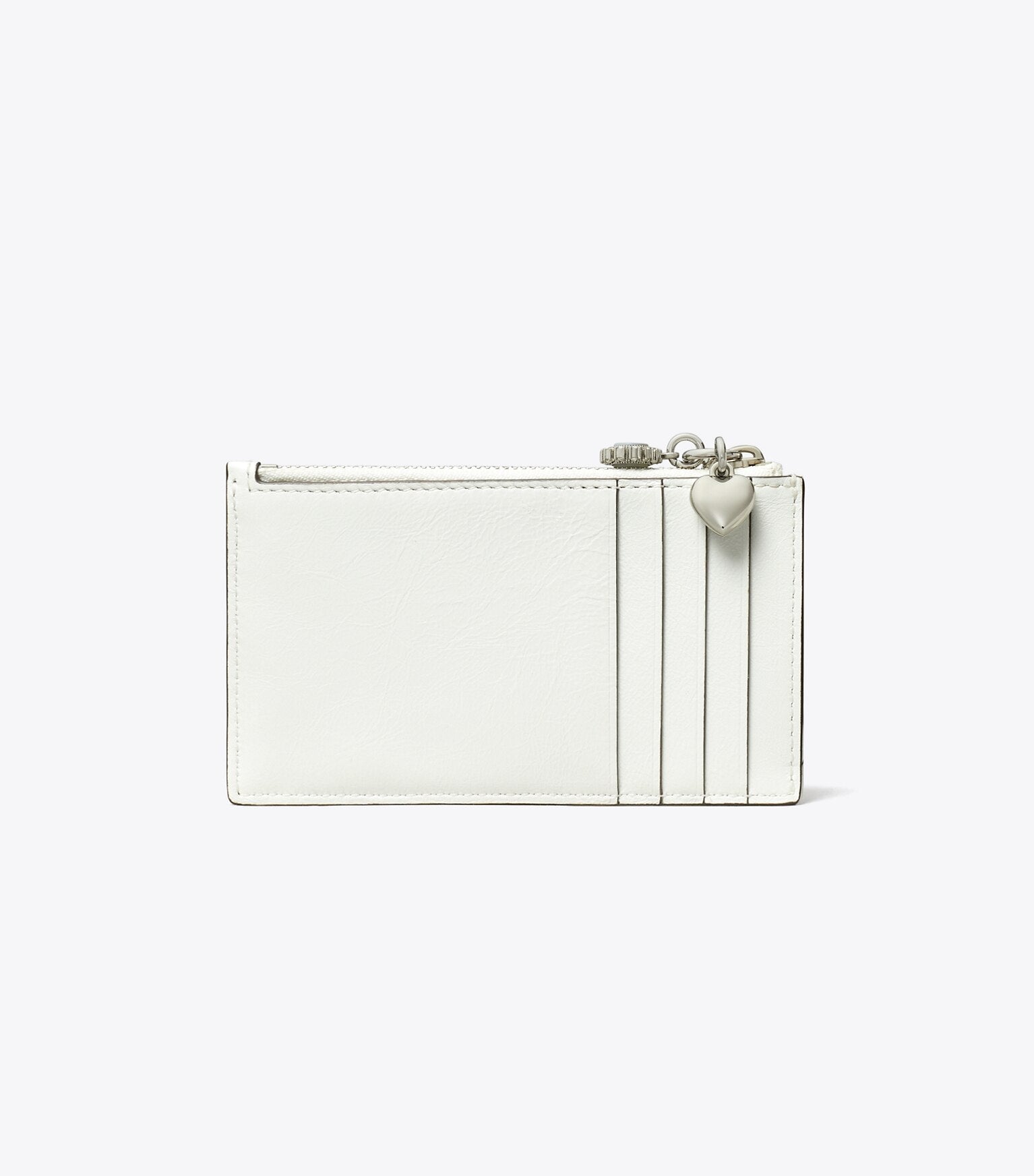 Kira Diamond Quilt Distressed Charm Zip Card Case