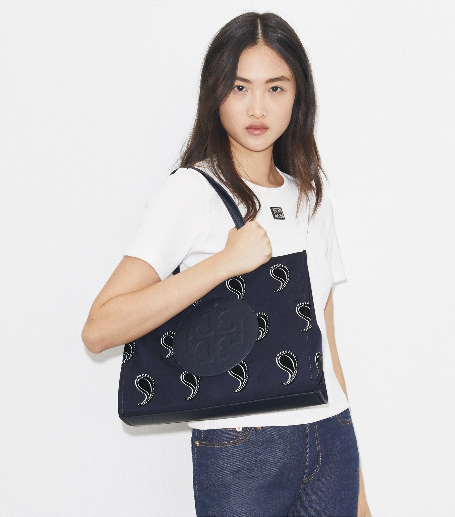 Small Ella Printed Tote
