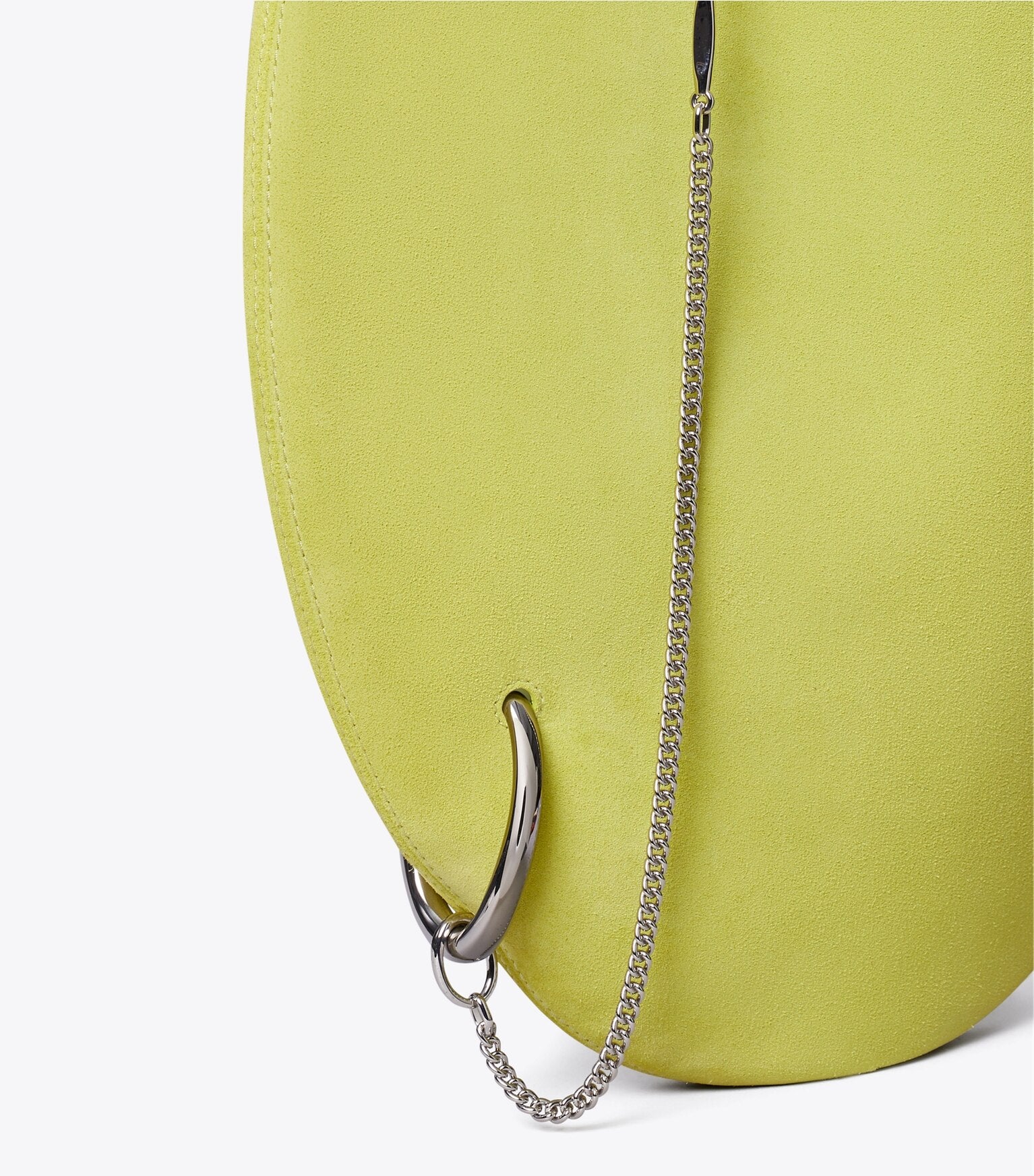 Pierced Soft Suede Bag