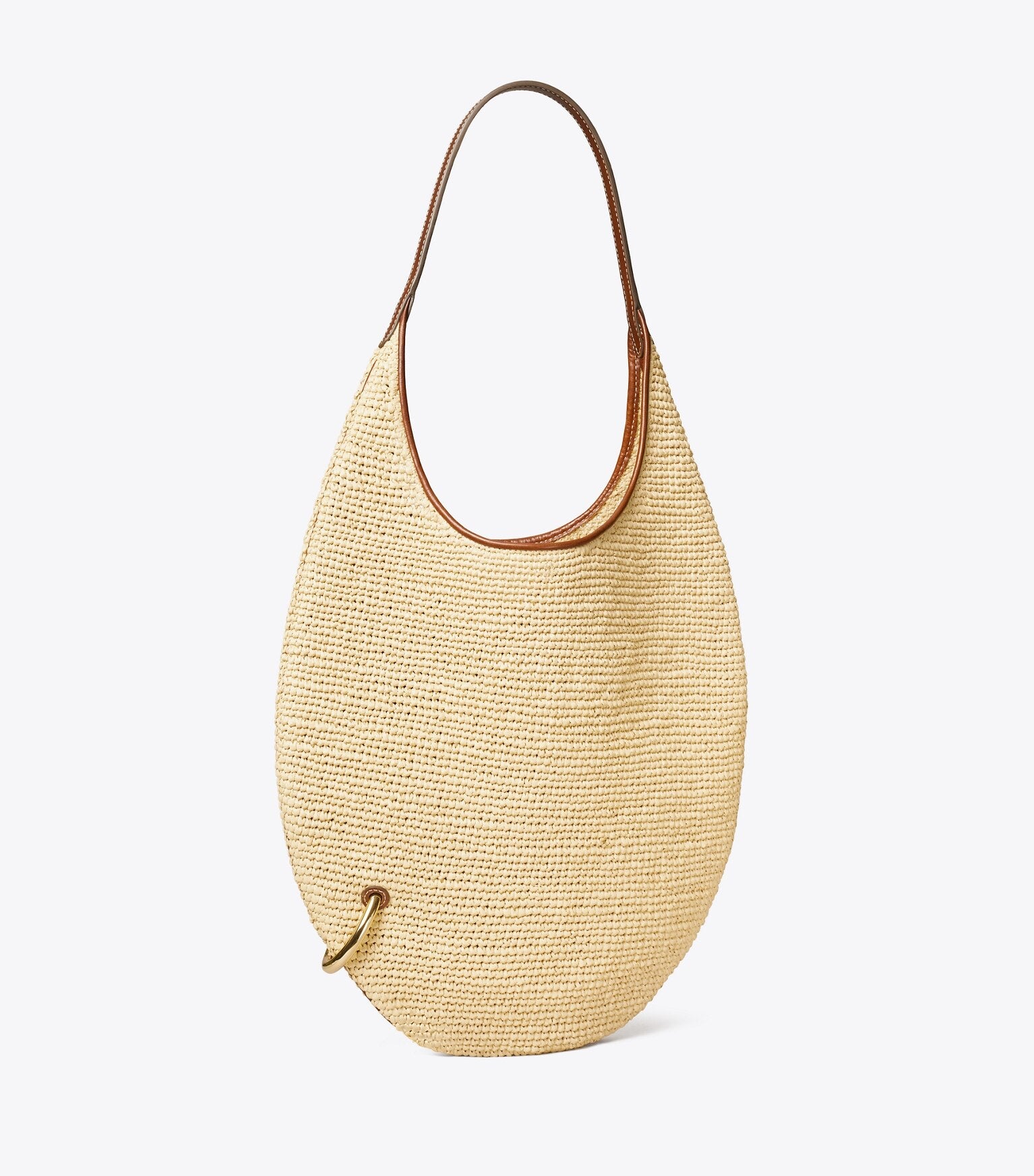 Pierced Soft Raffia Bag