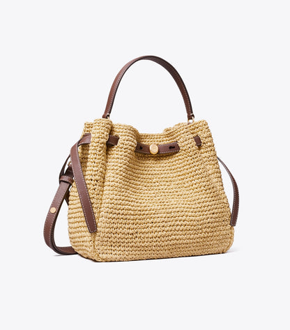 Romy Woven Bucket Bag